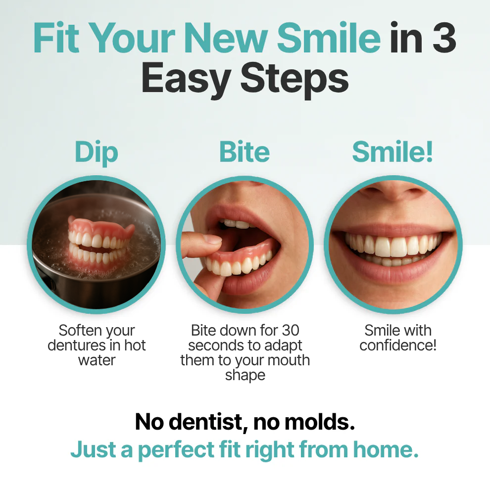 🌎Ends Today: Ends Today: 70% OFF! ⏰Eluviax® Medical Full Denture with Strong Suction🦷“Get Your Natural Smile Back — No Expensive Dental Work Needed”